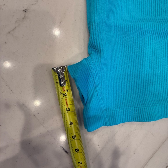 Colsie Vibrant Blue Ribbed Set - Picture 7 of 8